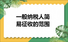 一般纳税人简易征收的范围
