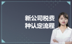 新公司税费种认定流程